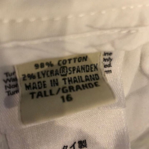 Tall Eddie Bauer White pants - Picture 4 of 9